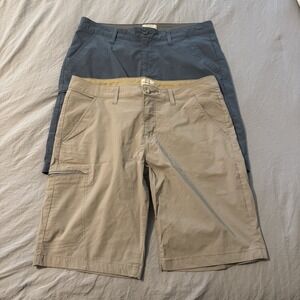 Original Weatherproof Vintage Lot Of 2 Cargo Shorts Men's Size 34